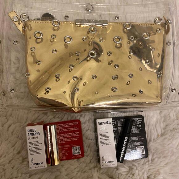 Paco rabanne gift set purse lipstick mascara - Picture 2 of 7